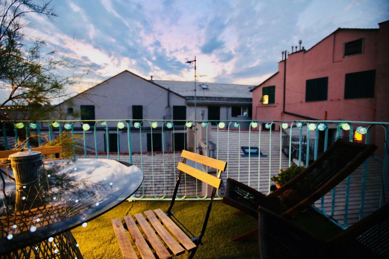 Ferienwohnung G.A.P. Genova Aquarium Pentahouse Exterior foto