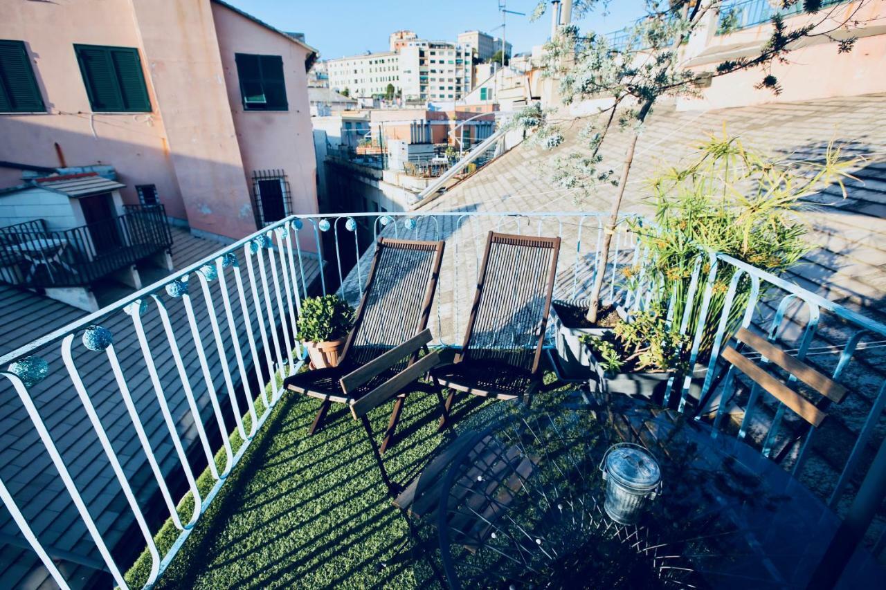 Ferienwohnung G.A.P. Genova Aquarium Pentahouse Exterior foto