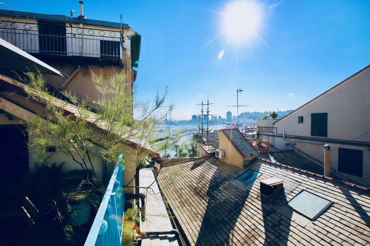 Ferienwohnung G.A.P. Genova Aquarium Pentahouse Exterior foto